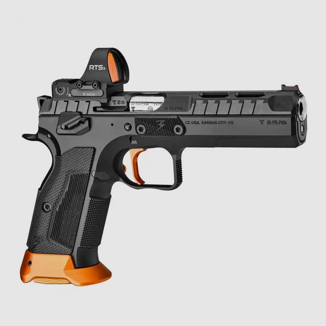 Pistola CZ TS3 Orange 20-S 9mm L, imagen 5 de 10