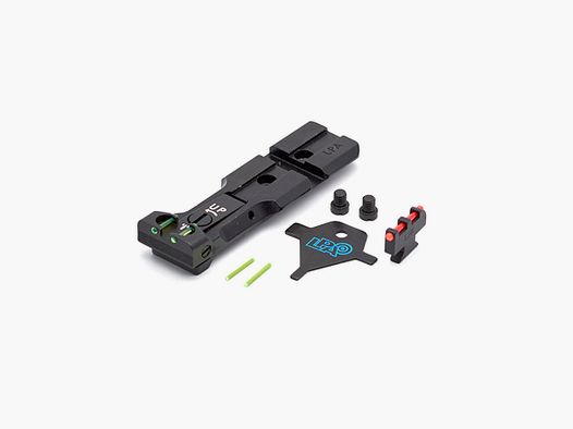 LPA WXT02F2 Sight Set for Smith&Wesson Revolver with Fiber Optic