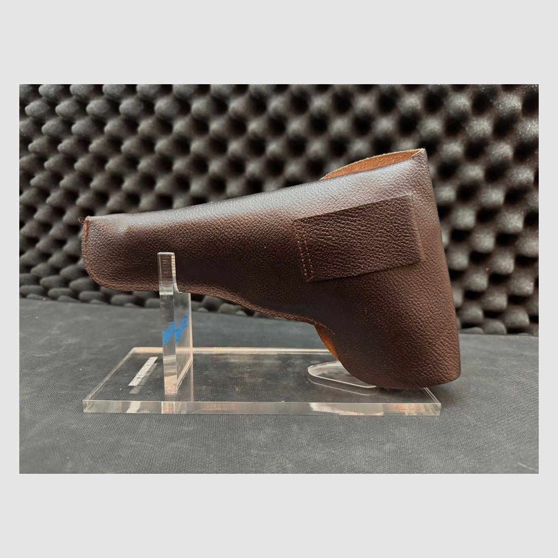 Belt holster, CZ75, leather, dark brown
