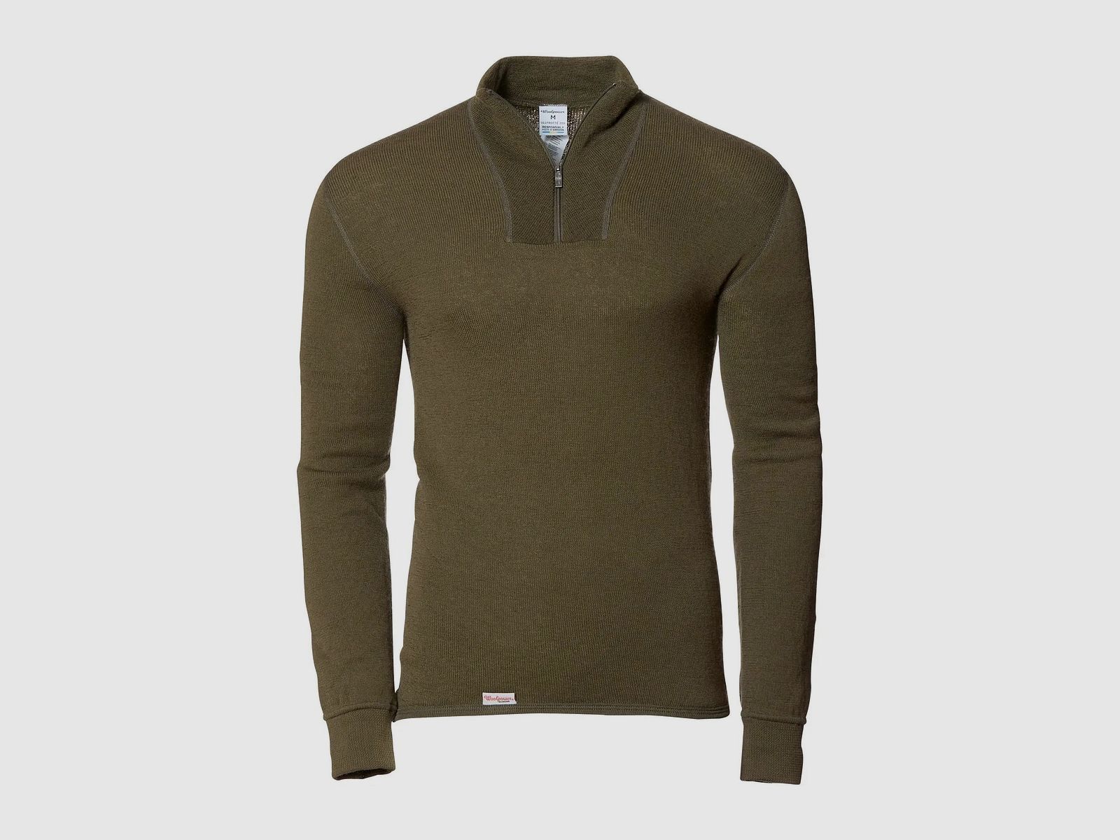 Pull-over à col roulé zippé Woolpower 200