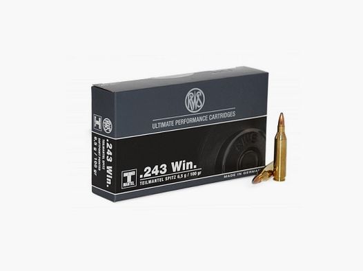 RWS DYNAMIT NOBEL MANTEL .243 Win 100gr