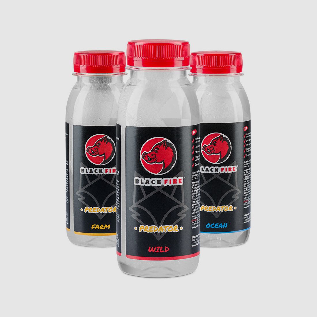 BLACK FIRE Predator 3x80g - Appât attractif pour prédateurs, image 1 sur 8