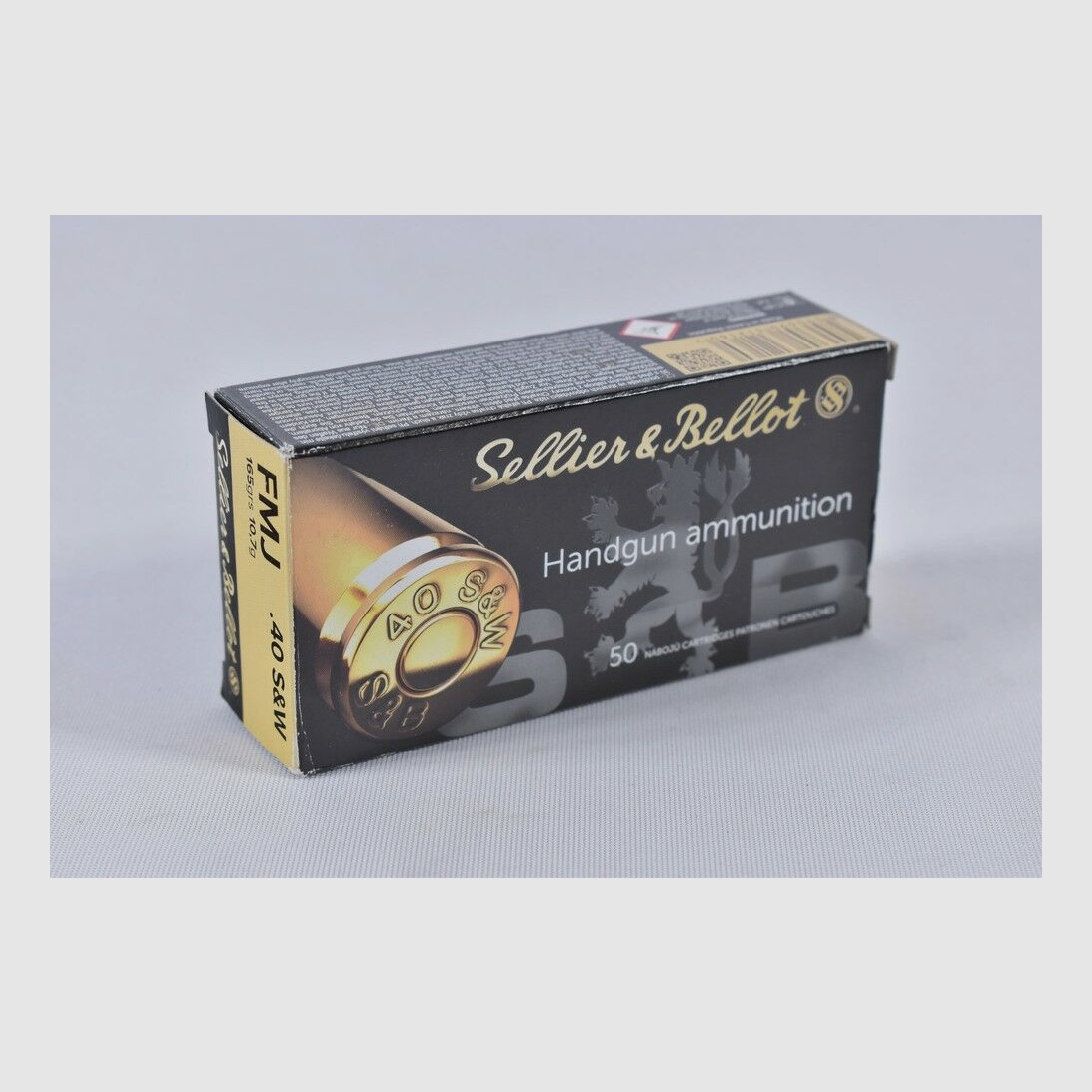 Sellier & Bellot 165grs FMJ 50STK .40S&W