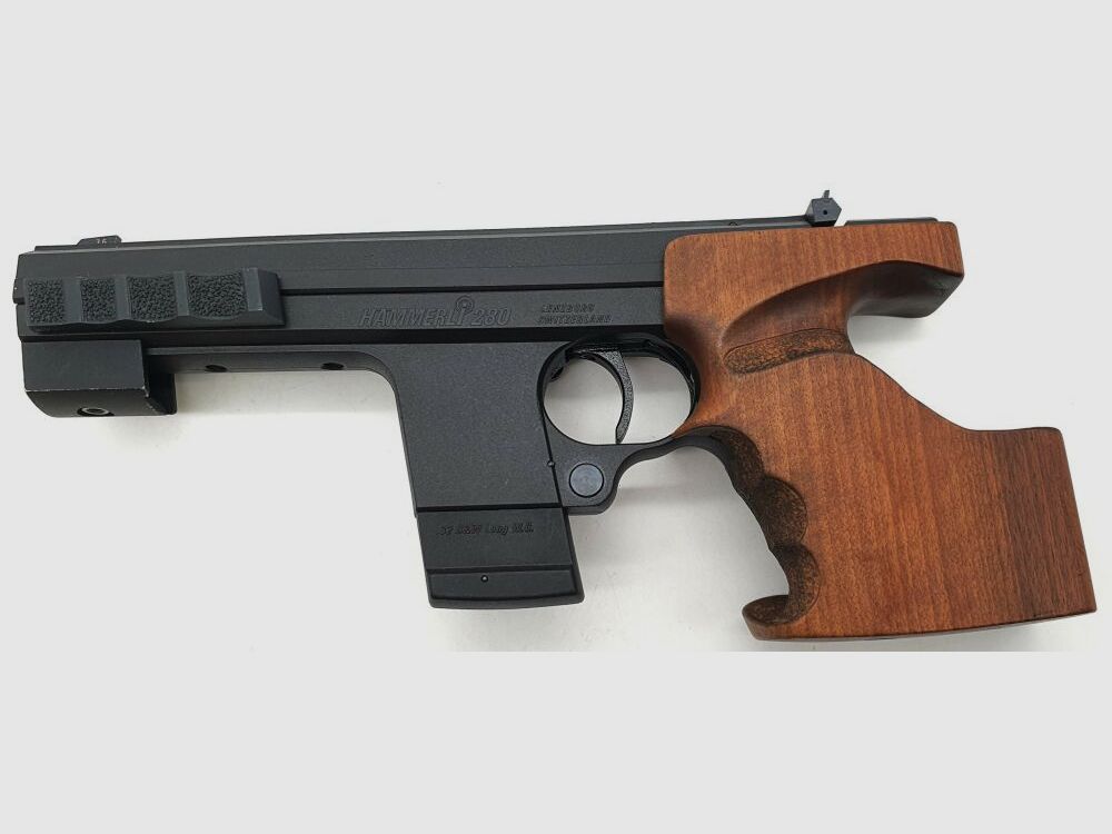 Hämmerli	 Sport-/Matchpistole Mod.280 .32S&W Long mit Wechelysystem auf .22lr