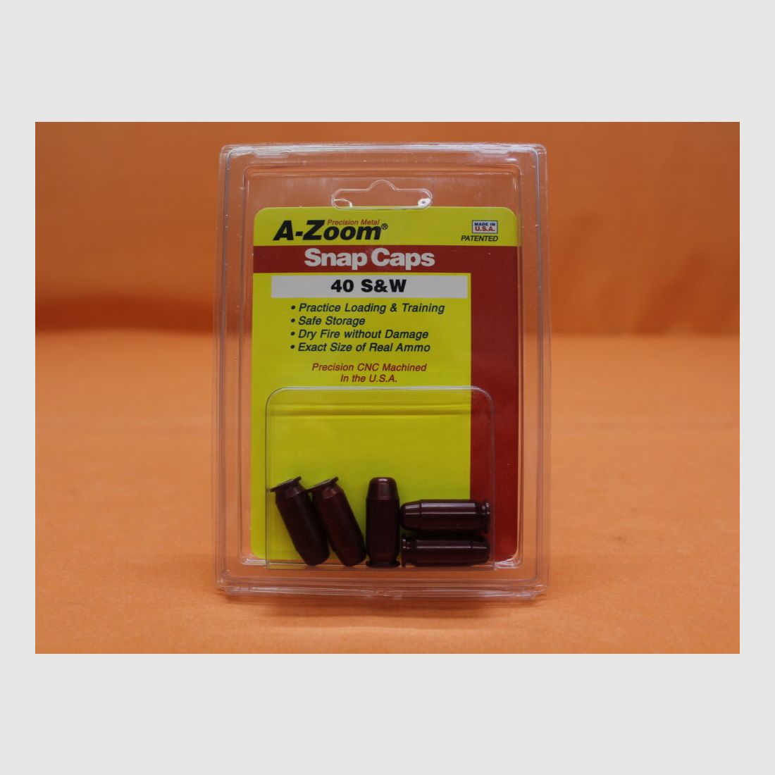 A-Zoom A-Zoom Exerzier-/ Pufferpatrone Alu .40S&W Set mit 5 Stück (15114)