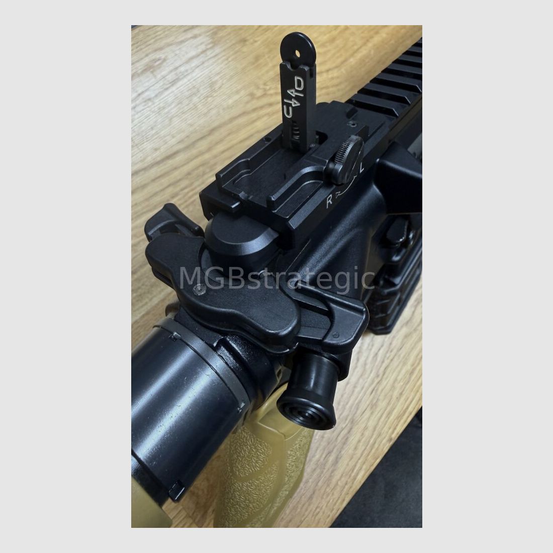 Heckler & Koch MR223 A3 Slim-Line 11" Lauf - halbautom. Büchse .223Rem MGBs Sondermodell black/RAL Edition inkl. Schalldämpfer B&T AG Print X RBS I Compact QDN 223 FDE - flow through - zivile Version HK416 / G95K / G38 G95A1 / G95KA1 / mit Upgrades