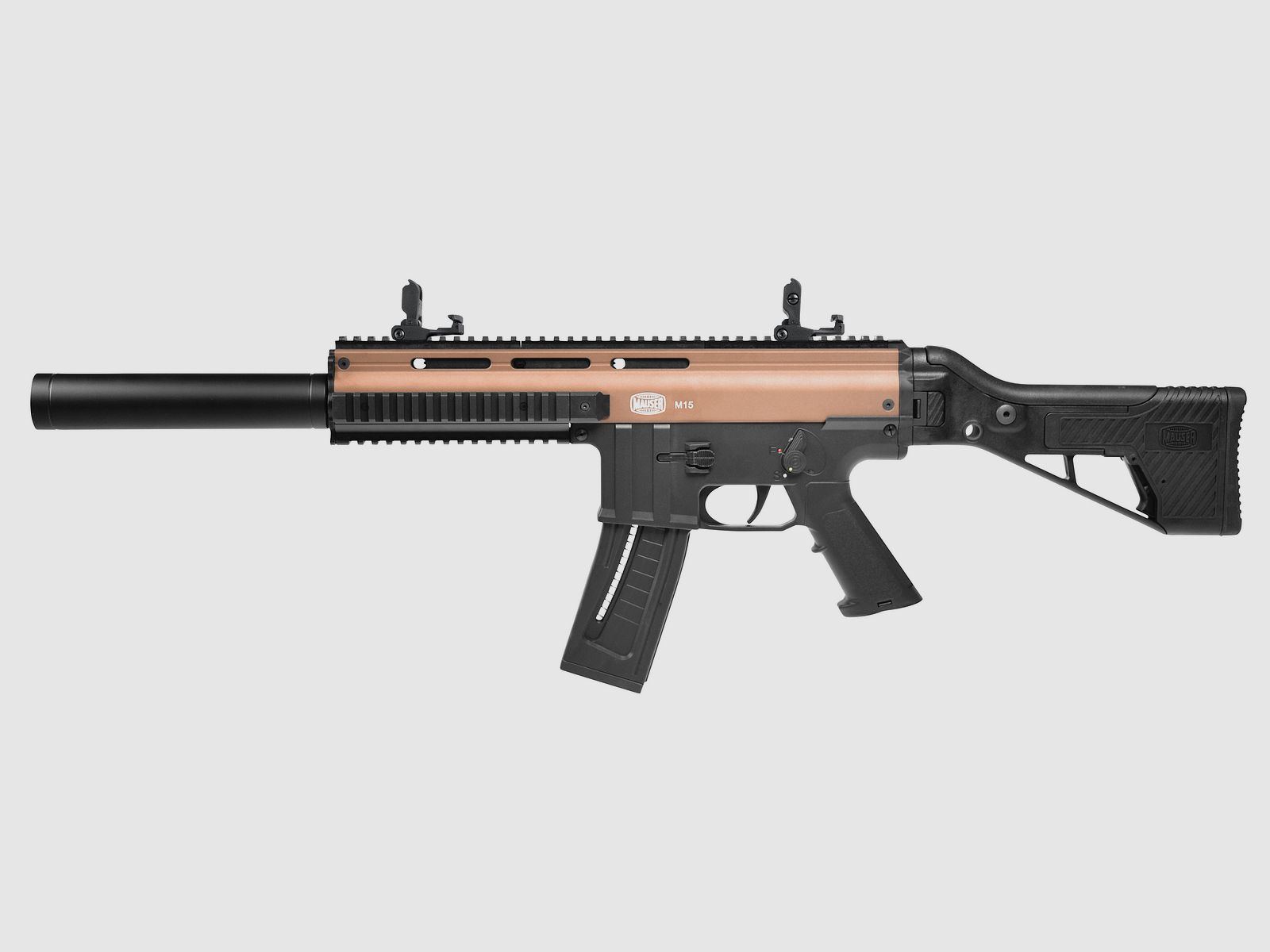 MAUSER M15 SD Burnt Bronze Cerakote .22lr HV - Semi-automatic rifle