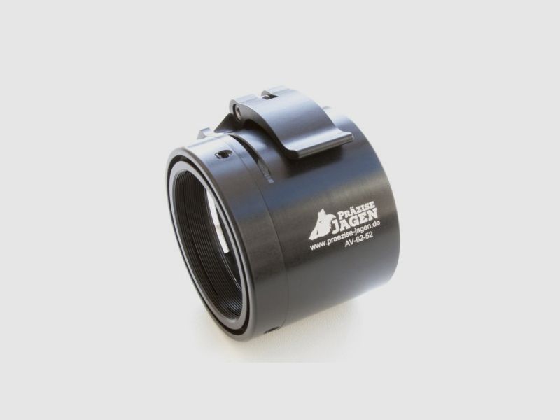 PRÄZISE JAGEN Advanced Schnellspann-Adapter - Gewinde M52x0,75
                    –                 Klemmhülsengröße: 62 mm