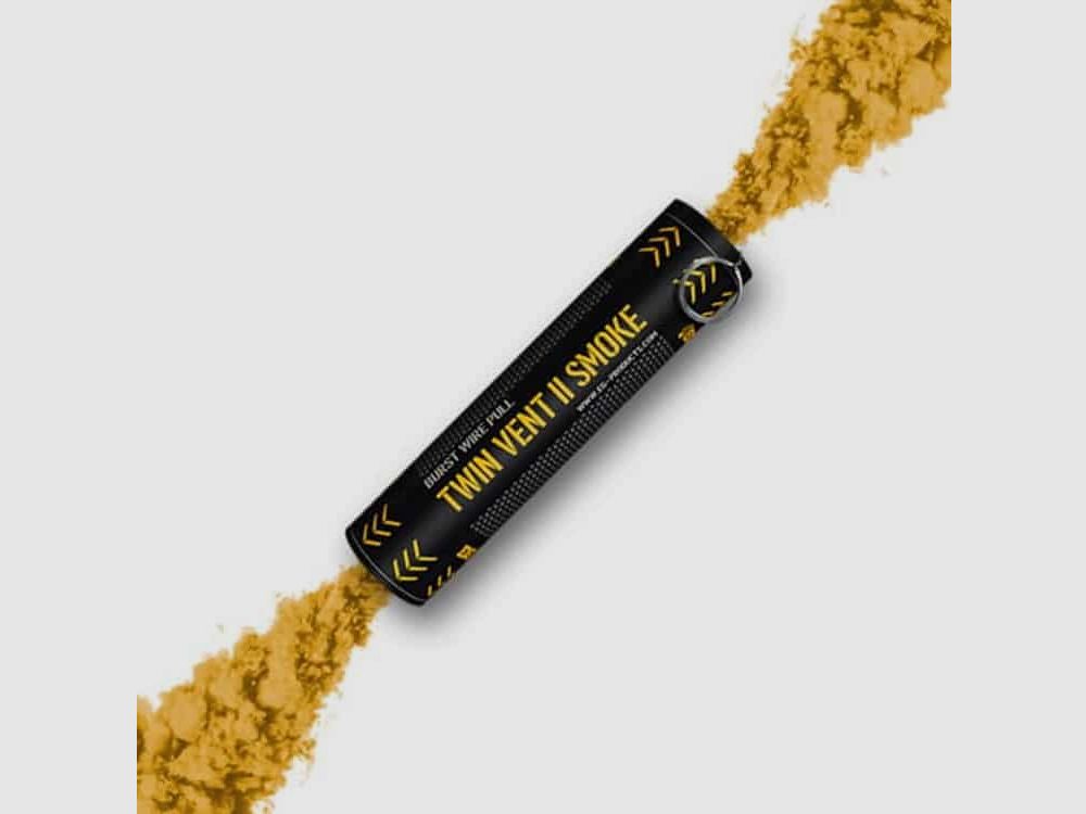 Enolagaye Twin Vent II Paintball Rauchgranate (gelb)