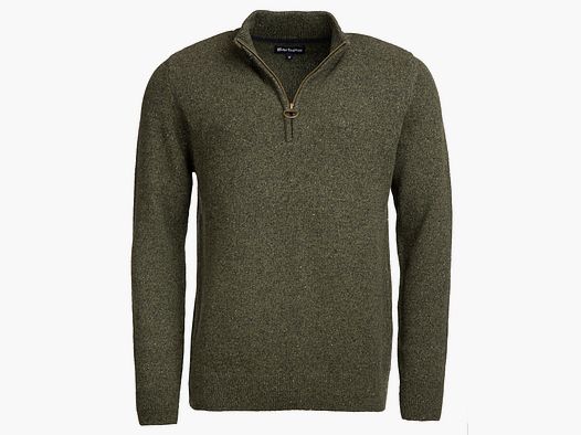 Barbour Męski Sweter Tisbury Half Zip