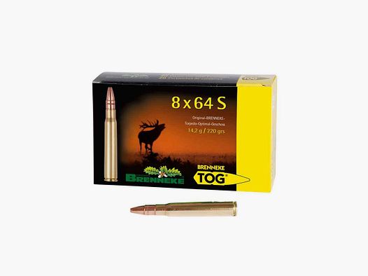 8x64 S TOG 14,2g/220grs. Brenneke