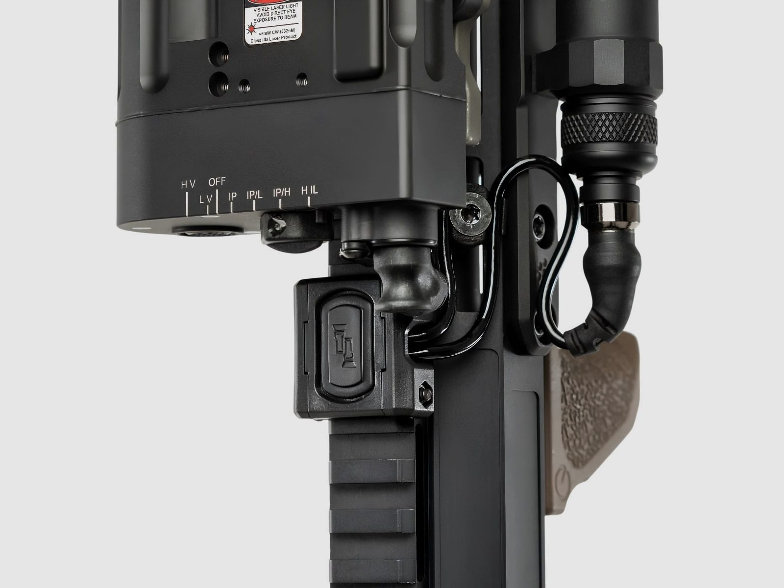 Unity Tactical / Modlite – ModButton Lite Switch – Dual Lead – LINK USB-C/Crane – 4.5″ – Black – MBL2-BLK-UC/CL-4.5, image 2 of 3