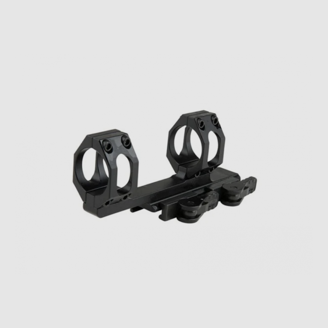 American Defense Manufacturing Recon Quick Detach Scope Mount, 30mm 0 MOA 2" Cantilever Mount, Black