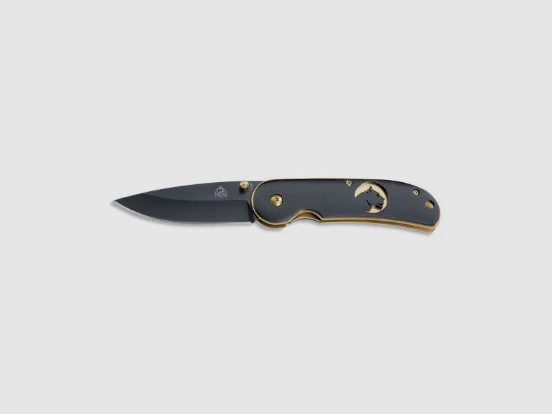 PUMA TEC Einhandmesser (Liner Lock Goldplatinen)