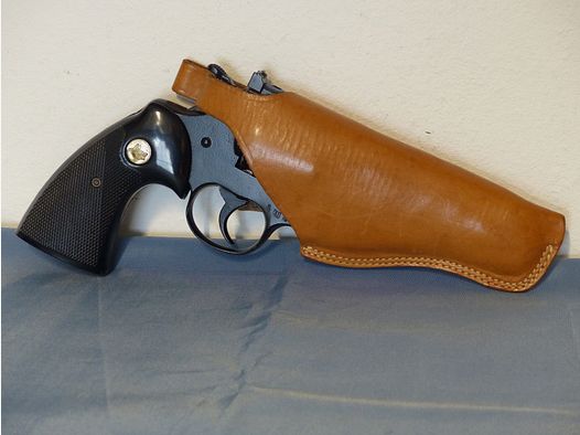Schreckschuss Gas Revolver Umarex Python Cal. .380 Knall PTB 282 mit Holster + Abschussbecher vintage