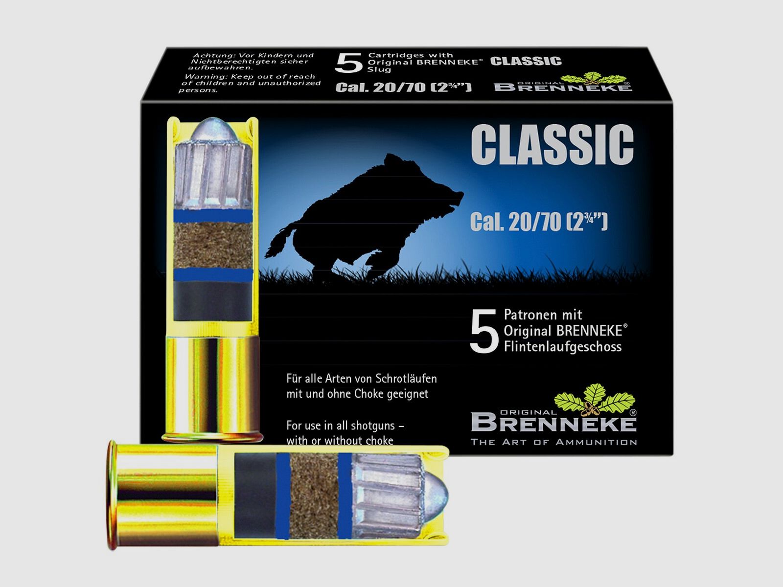 Brenneke 20/70 Classic 24,0g/370grs.
