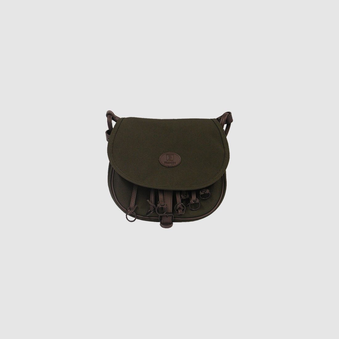 FRANZEN Rucksack/Mehrzweck-Tasche Jagdtasche Nylon grün 27x28x12cm mit Hühnergalgen, Bild 1 von 2