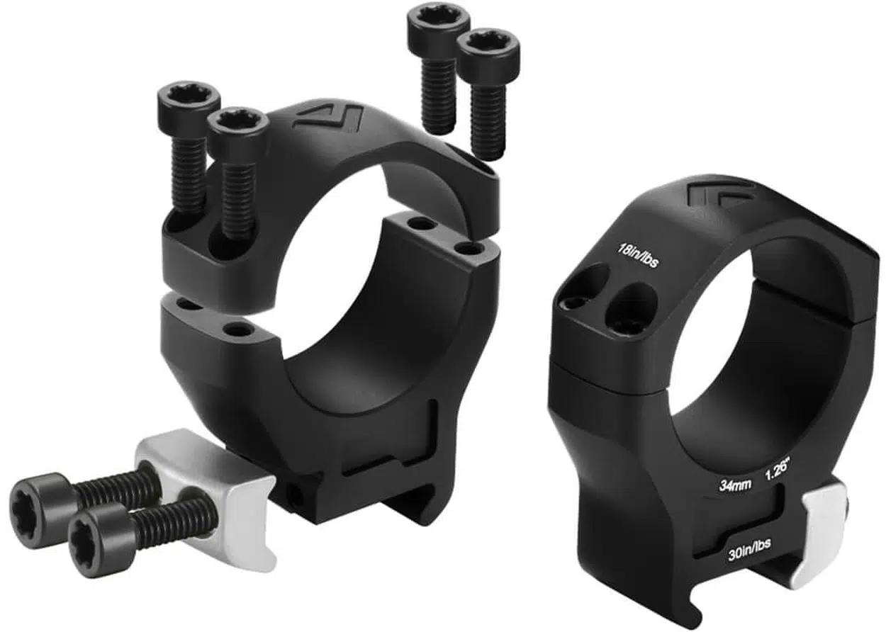 Scope rings ARKEN HALO Titanium 34 mm « HAUT » Weaver/picatinny, image 5 of 6