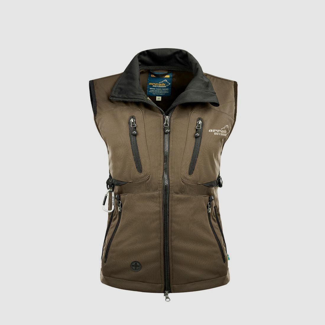 Arrak Outdoor Acadia Vest Women Brown 4XL