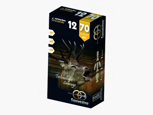 BOX MIT 6 PATRONEN SAUVESTRE BFS C12/70