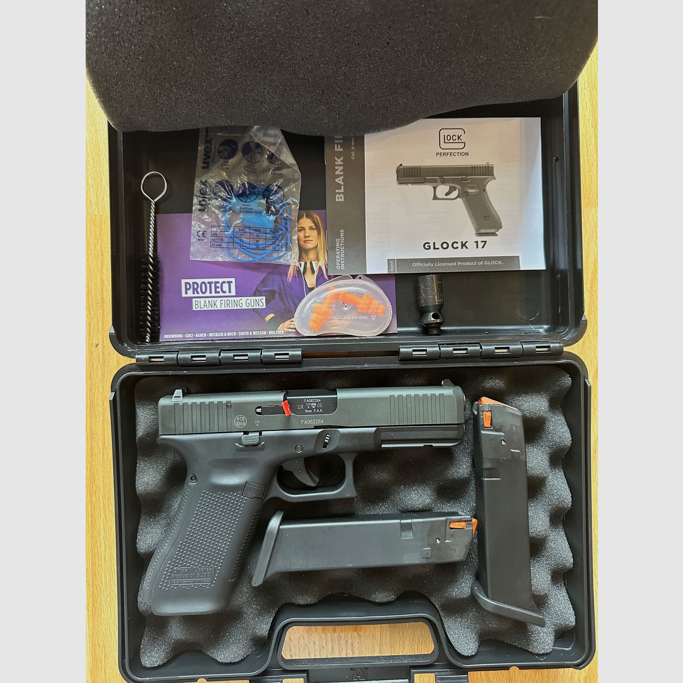 Glock 17 Gen 5 P.A.K. - Schreckschuss! Bijna als nieuw!