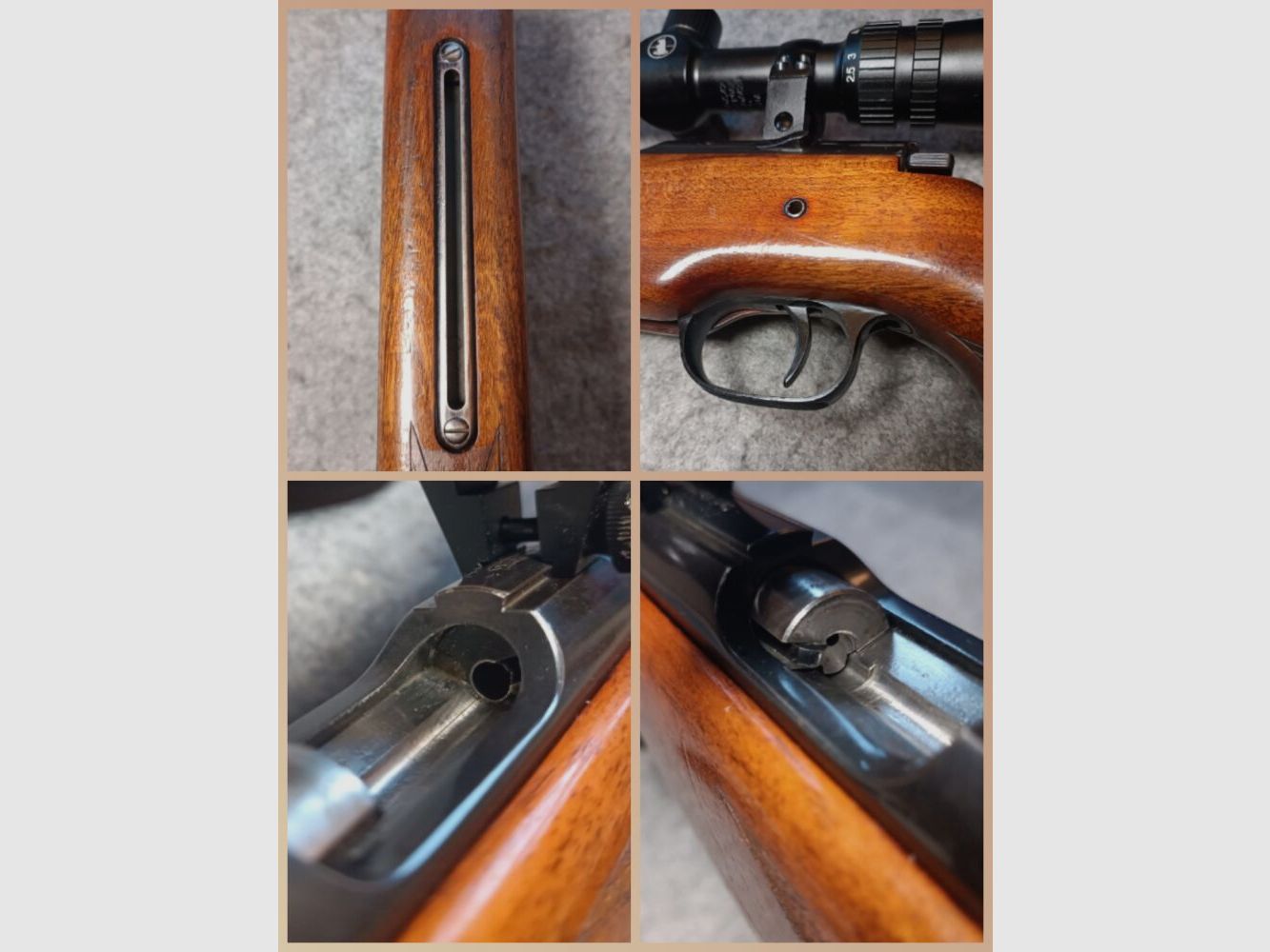 Carl Walther Ulm KK Single-shot Sport Rifle with ZF Tasco 2.5-10x42