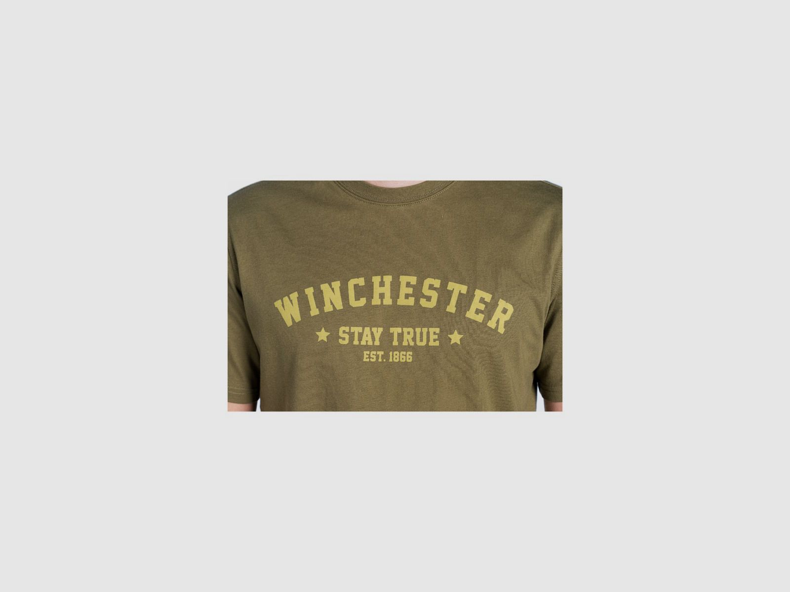 T-shirt, Winchester, Rockdale, Olijfgroen, 2XL, afbeelding 2 van 3