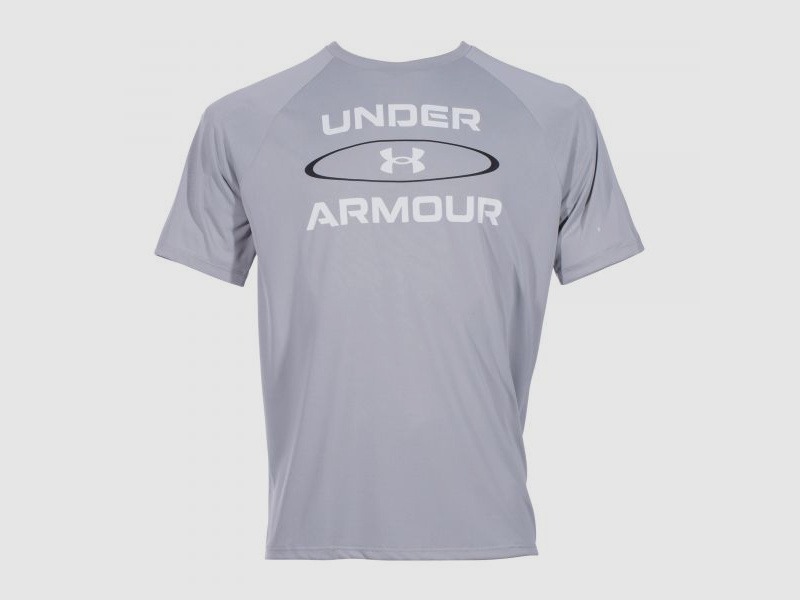 Under Armour Under Armour Shirt Tech Wordmark Graphic Short Sleeve grau