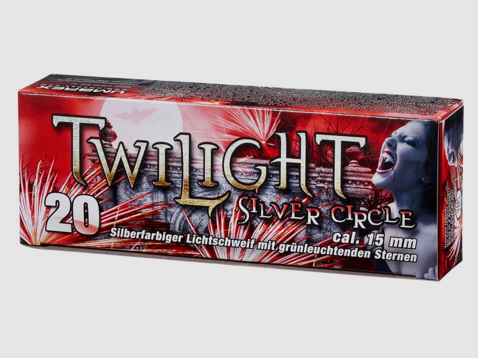 Umarex 4.1592 Twilight Silver Circle Lichtschweif mit grünen Leuchtsternen Pyro