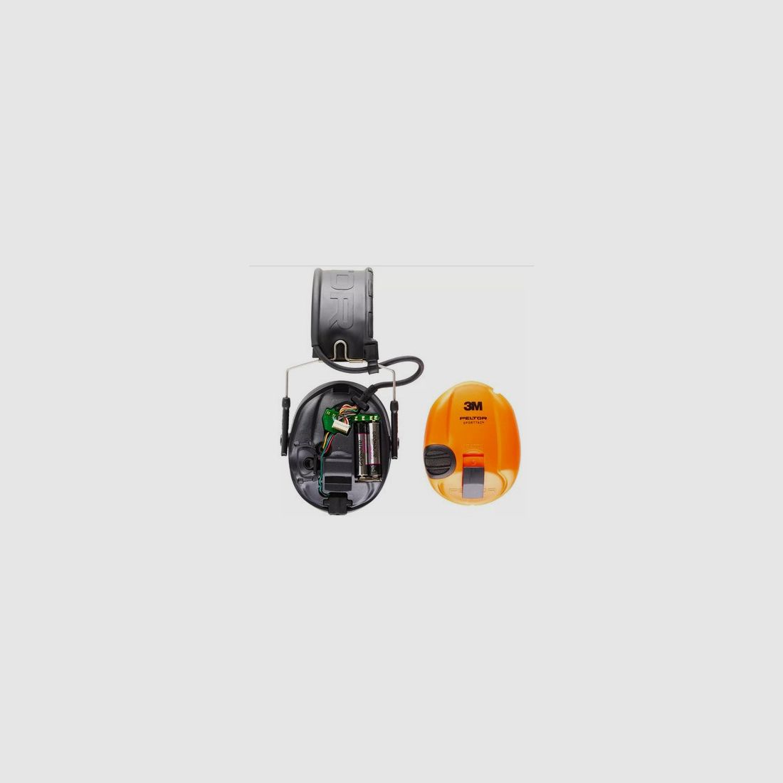 Elektronischer Jagd- und Sport-Schalldämpfer Peltor SportTac 26dB orange-grün, Bild 8 von 9