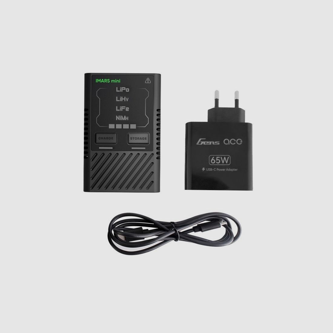 Airsoft Ladegerät IMARS mini G-Tech 65w für LiPo/LiHV/LiFe/NiMH | Gens Ace