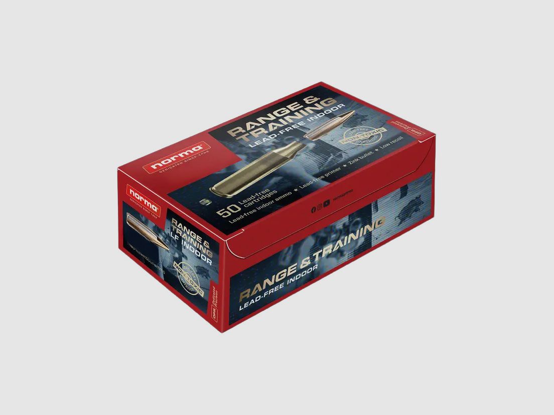 Norma Range & Training Sans Plomb Intérieur 6.5 Creedmoor HP 5.5g