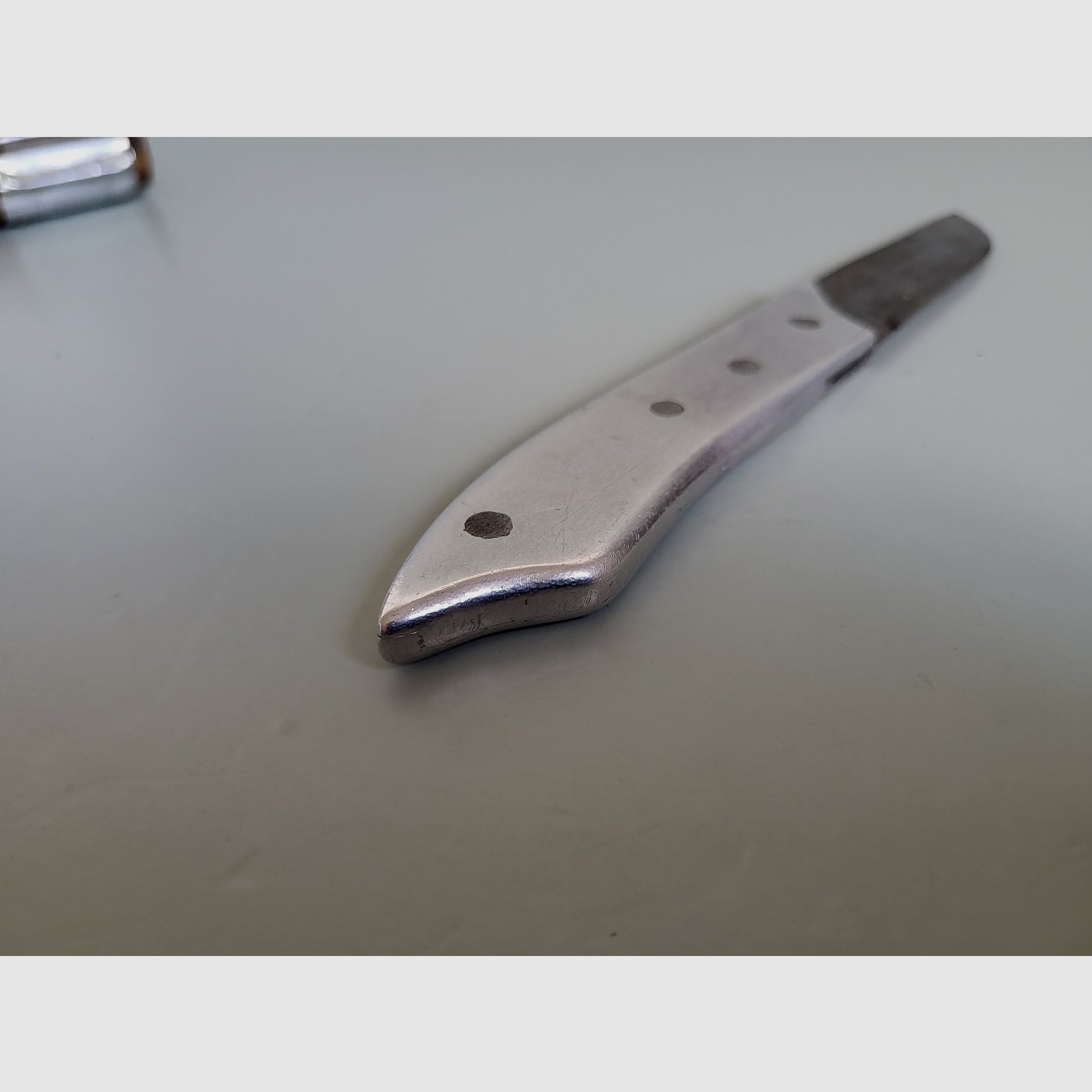 2 WK - WW cuchillo - cuchillo de soldado arte de trinchera - años 1940