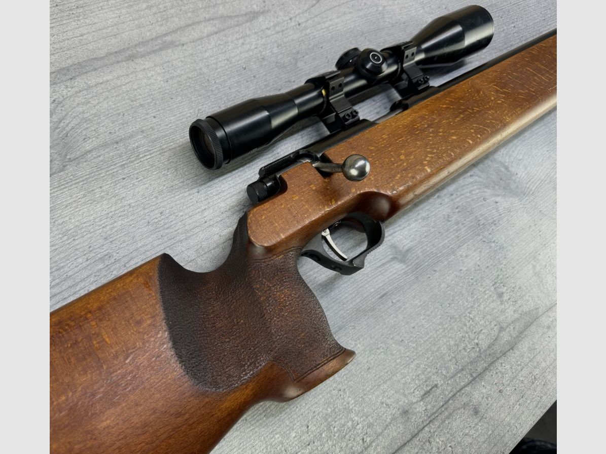 PGH Suhl Mod. 150 Kal.: .22lr + SB 10x42 + Anschütz - Diopter .22lr