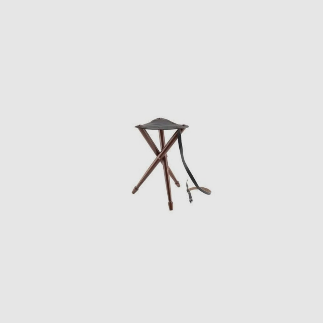 BHA Dreibeinhocker Holz & Leder 75 cm