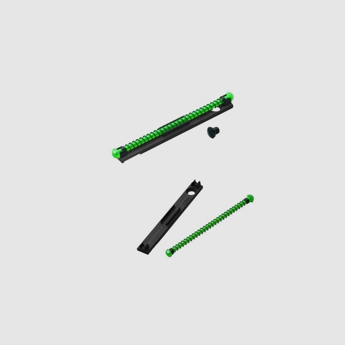 LPA MF40V Sight with Green Fiber Optic