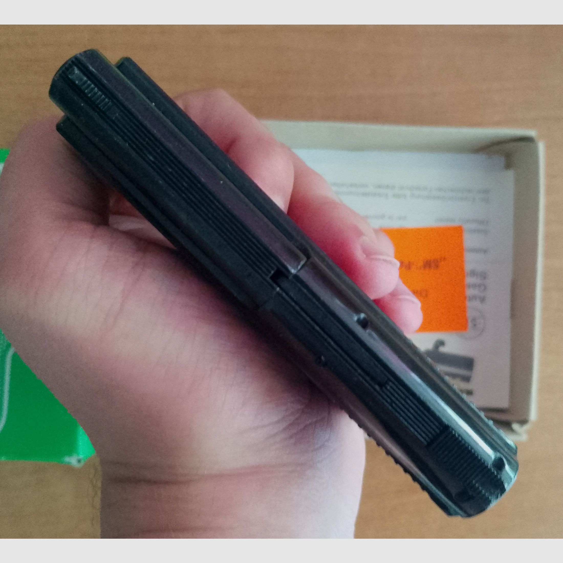 Alte Rhöner SM 15 Kal. 8 mm Knall im PTB 83/2 mit Verpackung!, Bild 3 von 8