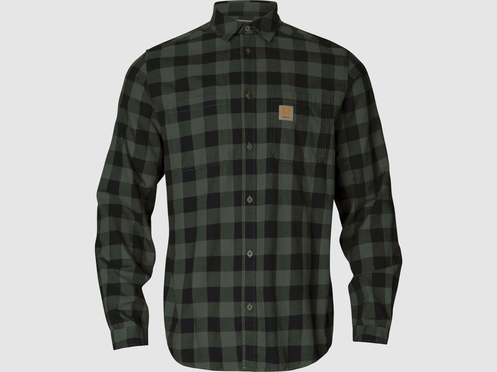 Härkila Hemd Scandinavian in Green Check