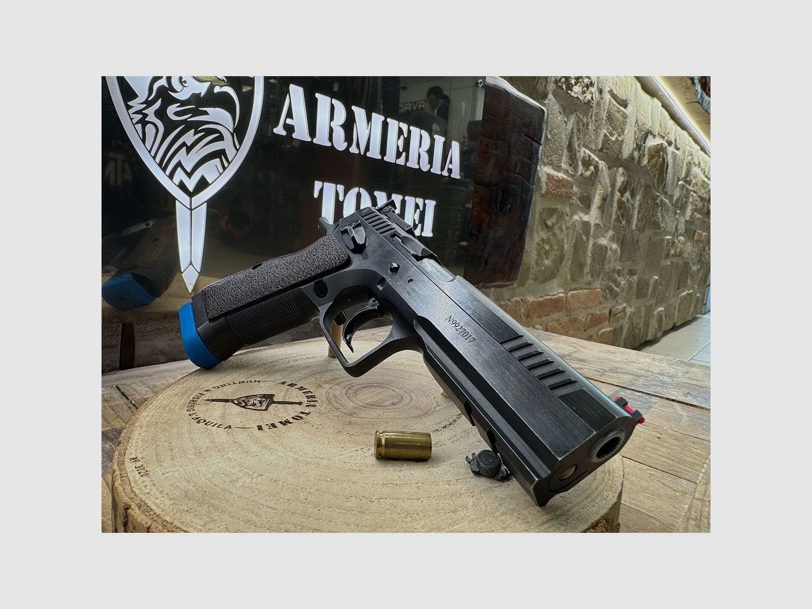 USATO – PISTOLA – TANFOGLIO MOD. STOCK III cal. 9×21, immagine 5 di 6