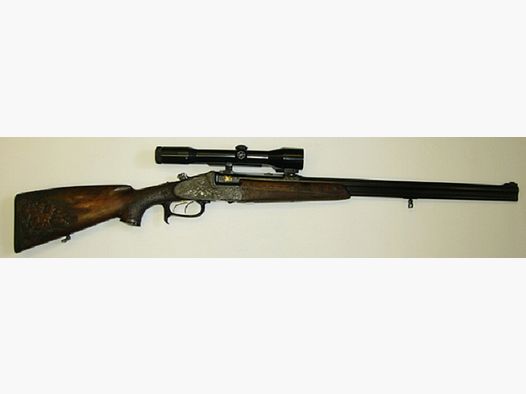 Ferlacher Gebrauchtwaffe Seitenschloß 16/70 7x65 R Bockbüchsflinte