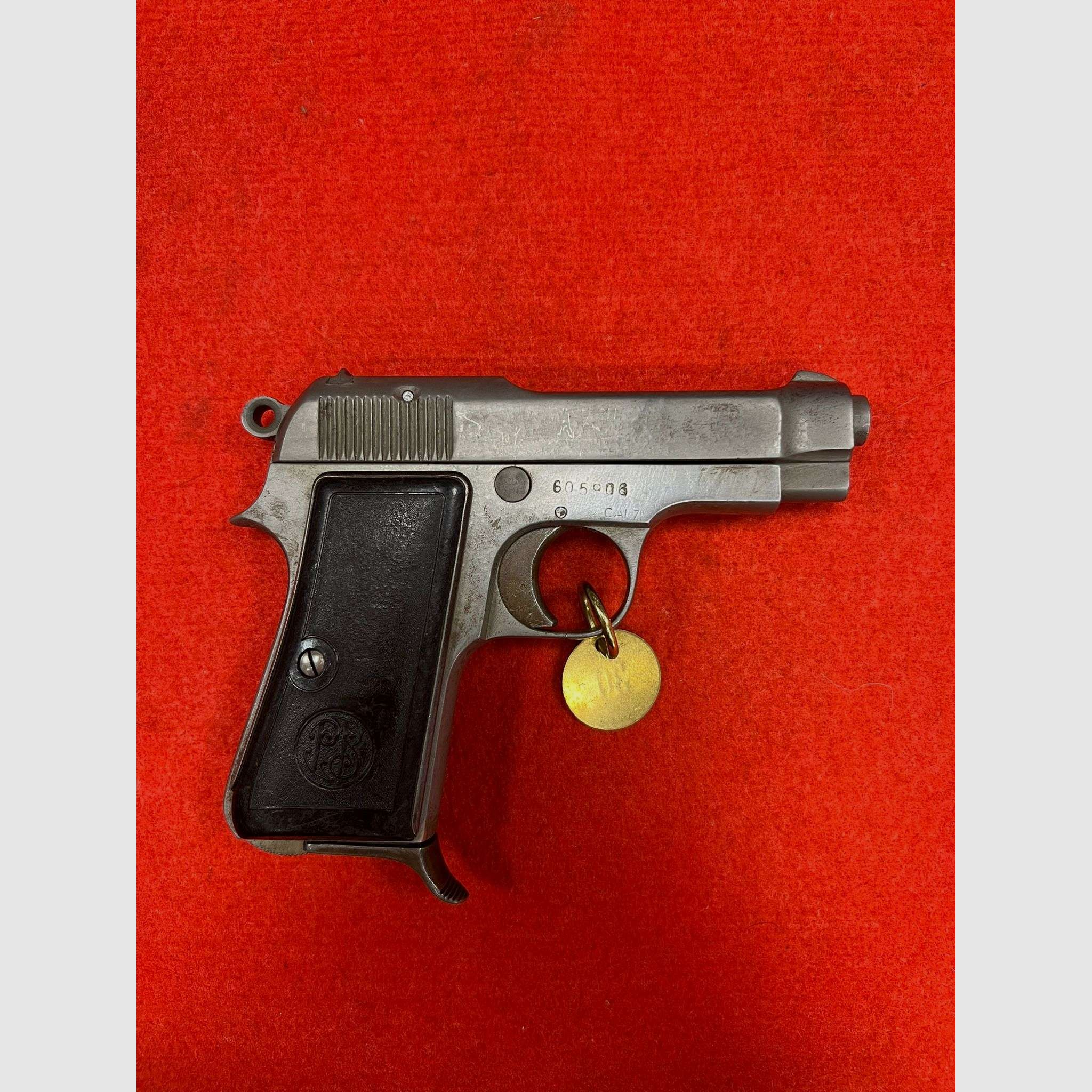 Pistole Beretta 1935 „4°Uff.Tecnico“ Kaliber 7.65, Bild 1 von 3