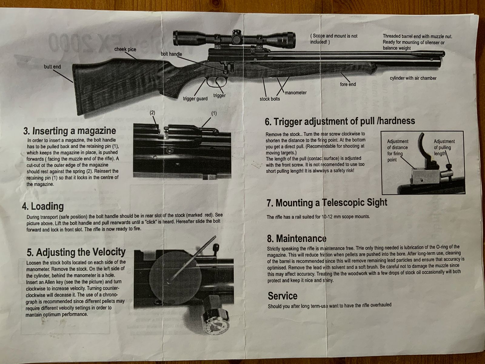 FX Airguns PCP Luftgewehr Pressluftgewehr absolute Rarität für Liebhaber 