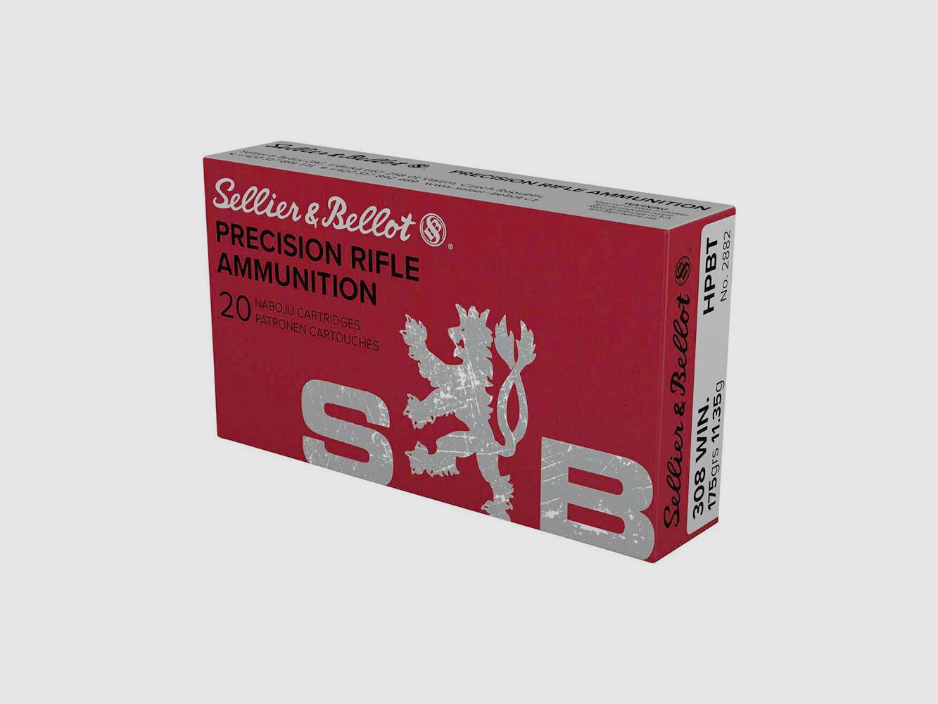 Sellier & Bellot S&B OTM HPBT 175grs. 20st. .308Win