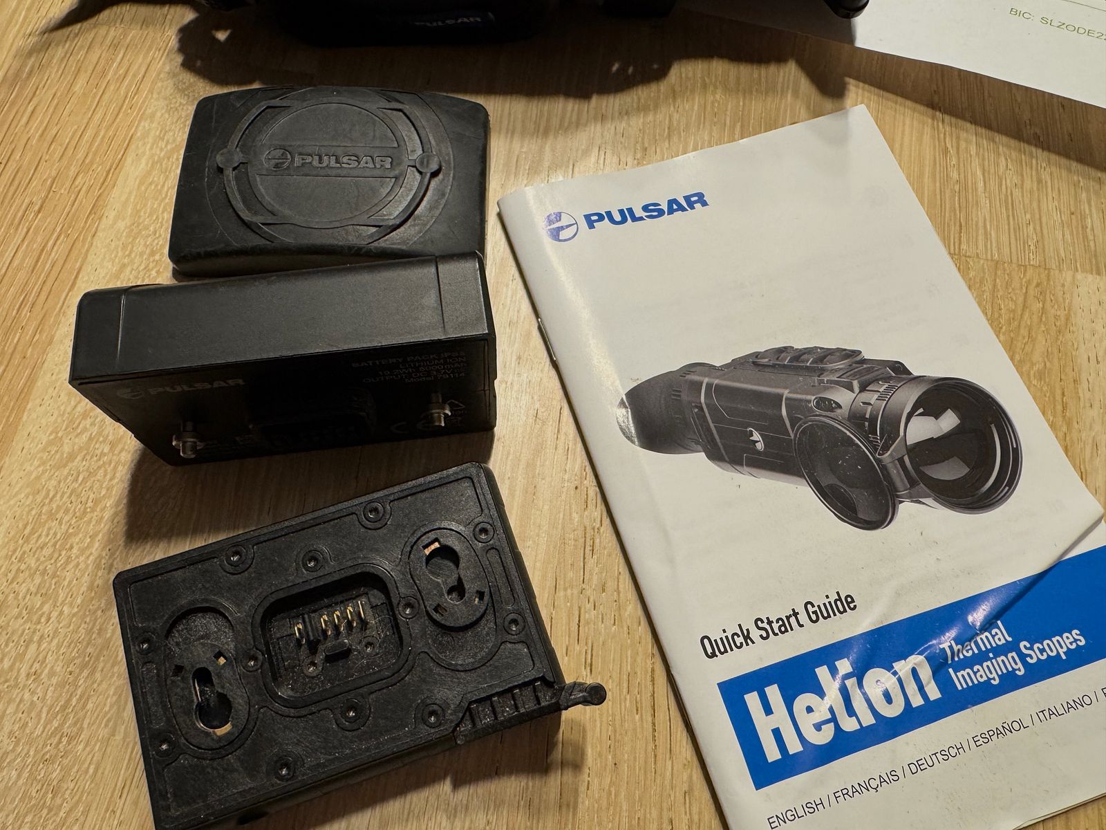 Pulsar thermal imaging camera Helion XP 38 F