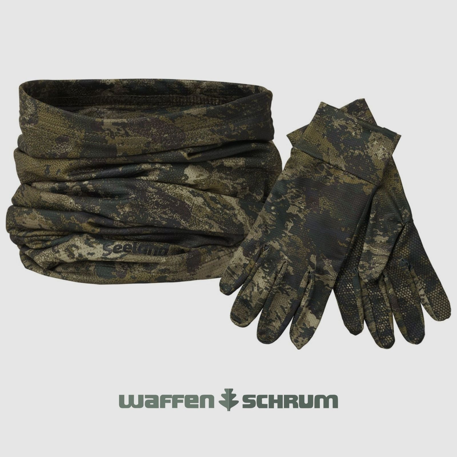 Seeland Tube/Handschuhe Aero Camo Set InVis MPC green