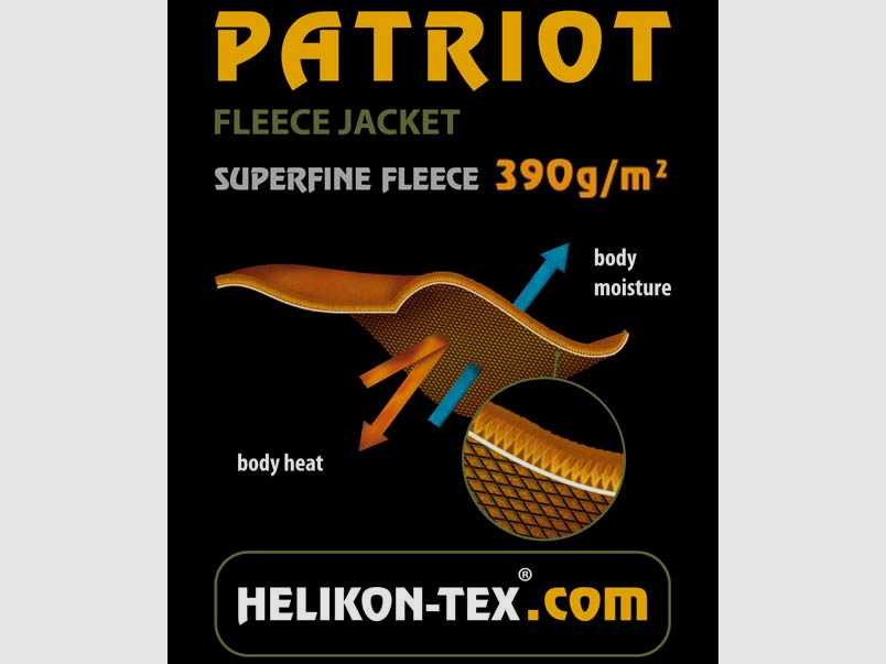 HELIKON-TEX PATRIOT FLEECE JACKE FOLIAGE