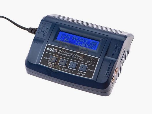 e680 Multi-Chemistry Charger / Ladegerät für Li-Fe, Li-Po, NiMH und NiCd Akkus - Nimrod
