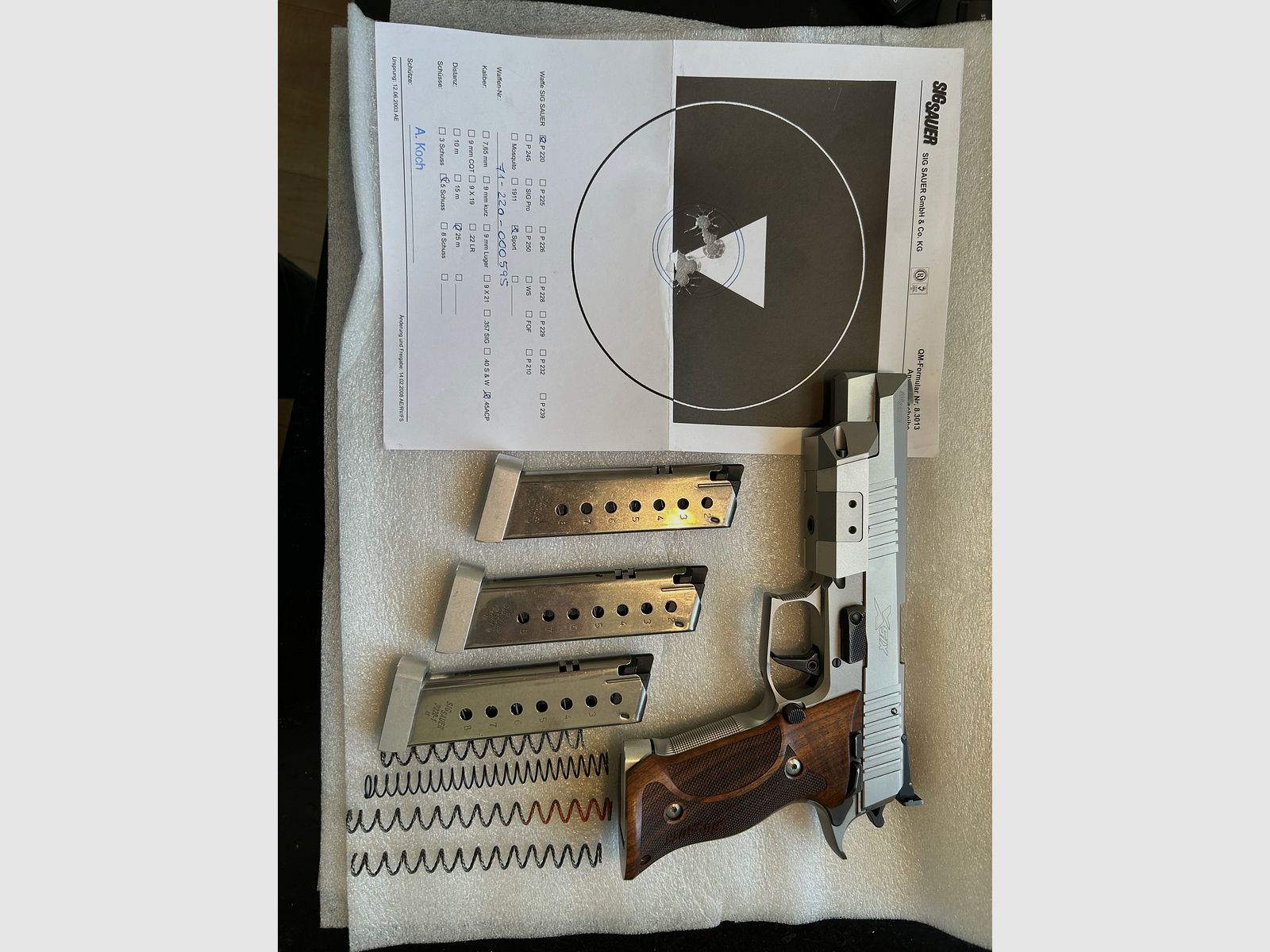 SIG Sauer, P220 X-SIX PPC, 45 Auto, fabricación alemana