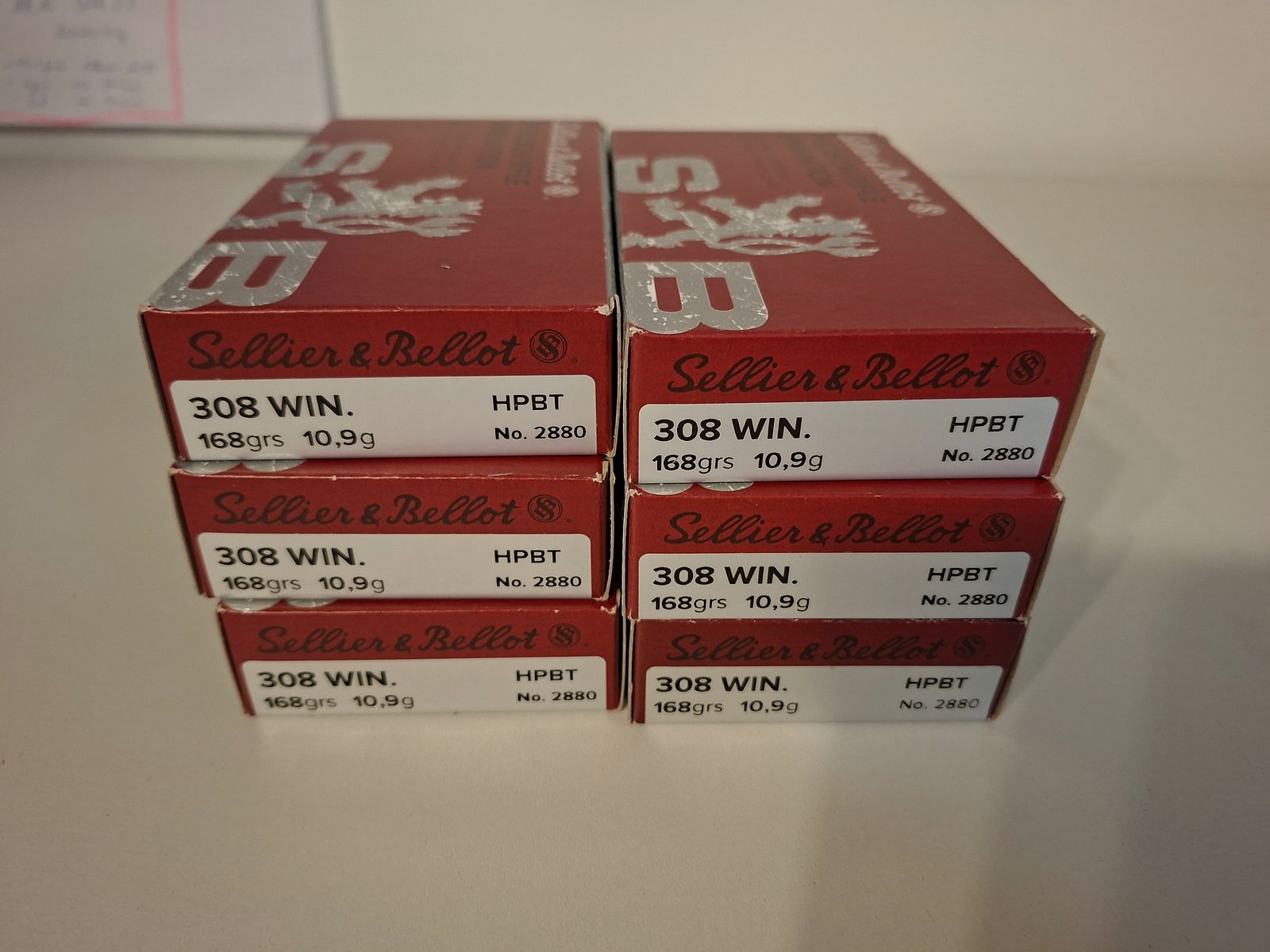 .308 Win  Sellier& Bellot HPBT 168 gr. Top Präzision 119 Stck., Bild 1 von 3