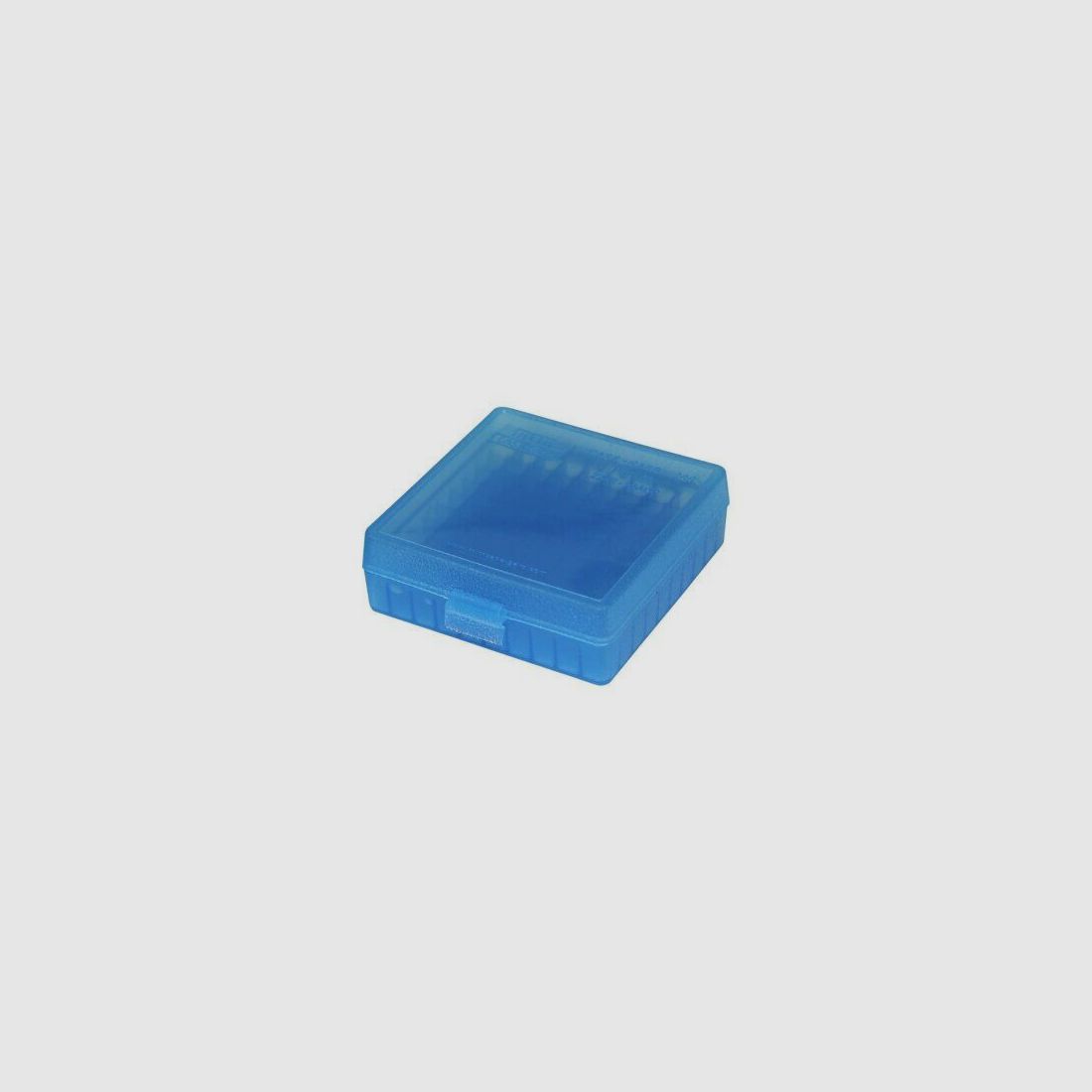 Boîte à cartouches MTM avec couvercle rabattable bleu .22lr 100 cartouches, image 1 sur 3
